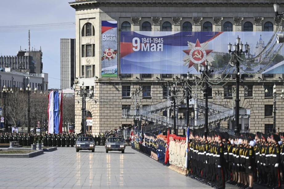Михаил Дегтярев принял участие в генеральной репетиции Парада в честь 77-летия Великой Победы