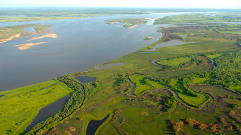 Уровень воды в реках Хабаровского края падает