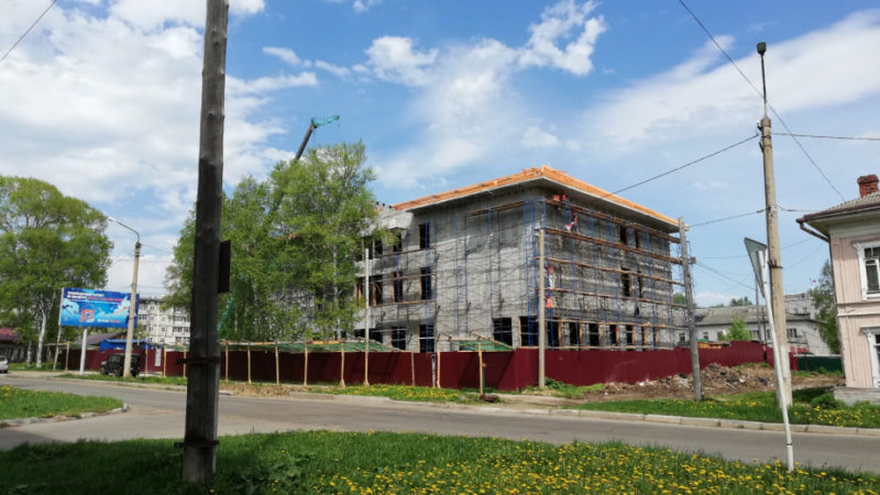 Строительство Центра культурного развития продолжается в Николаевске-на-Амуре