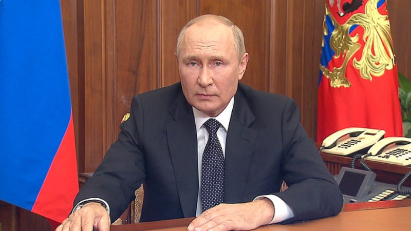 Президент России поддержал решение Донбасса, Запорожской и Херсонской областей о проведении референдума